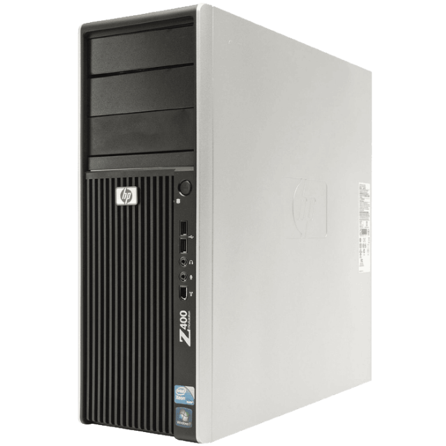 HP Z400 TWR W3520 8/240 SSD + 500 HDD P2000 - Grado B